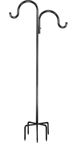 【送料無料】COZENTA ガーデンフック 屋外 ランタンスタンド フィーダーポール シェパードフック アイ..