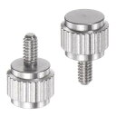 【送料無料】ChasCoCo 2個 金属ネジ ハンドルネジ M2.5x10mm 304 ステンレスス チール つまみネジ つまみ ハードウェア フラットローレッ...