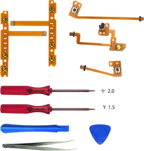 【送料無料】Lofthestar ジョイコン 修理 switch コントローラー 修理 左/右SL SR ボタンキーフレックスケーブル L ZL/ZR キーフレックスケーブル 交換用部品 ニンテンドースイッチNS Joy-CON スイッチ コントローラー 修理キット