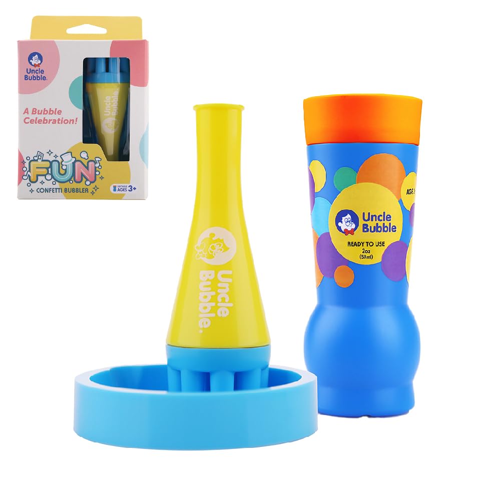 【送料無料】吹雪のように舞うしゃぼん玉 シャボン玉 【 Uncle Bubble Fun バブル吹雪 & 特製シャボン玉液】キャンプ アウトドア 盛り上がる 遊び道具 キッズ プレゼント こども 子供 遊び 外遊び 庭遊び 遊びグッズ【ギフト】アンクルバブル UB140_IBB