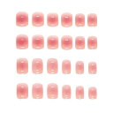 【送料無料】DFSucces ネイルチップ 24枚入 ネイルチップ ショート 両面テープ おしゃれ 花嫁ネイル 光沢 かわいいつけ爪 成人式 結婚式 パーティー...