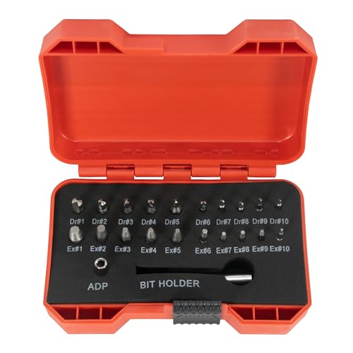 【送料無料】STEELMIGHT ネジ外しビット ドリルビットセット なめたネジ外しビット 22本セ ...