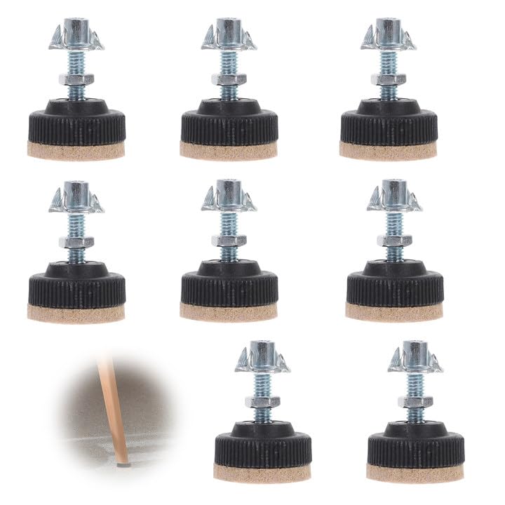 【送料無料】TVETE 家具脚レベラー レベリングフット テーブル 脚 アジャスター 【8個入り】フェルトガ..