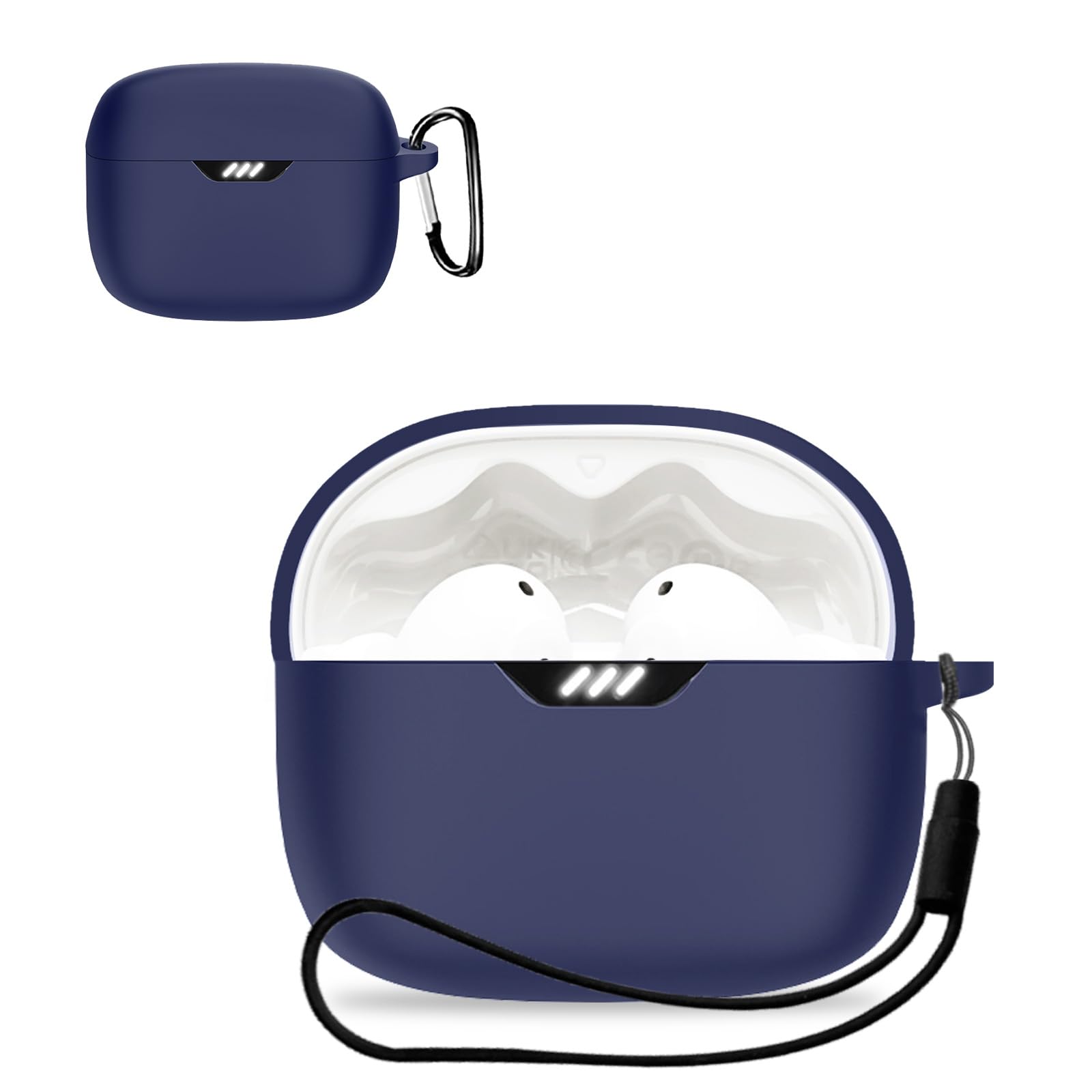 【送料無料】For JBL TUNE BEAM 2 GHOST/JBL TUNE BEAM 2 用 ケース カバー KONXISA ワイヤレスイヤホ..