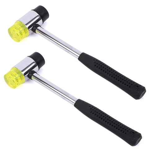 【送料無料】Refoiner ゴムハンマー 小型 プラスチックハンマー コンビネーションハンマー 両口ハンマ..