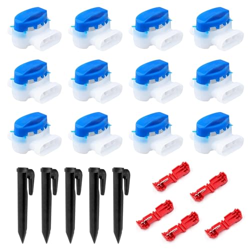 【送料無料】TVETE 電気ワイヤコネクタキット 芝刈り機ケーブルコネクタ 防水配線コネクター【22個入り..