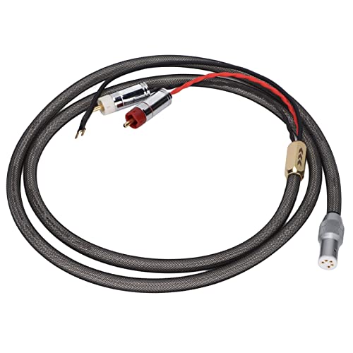 【送料無料】ビニールトーンアームケーブル、LPビニールレコードプレーヤー信号用の強力で安定したLPRC..