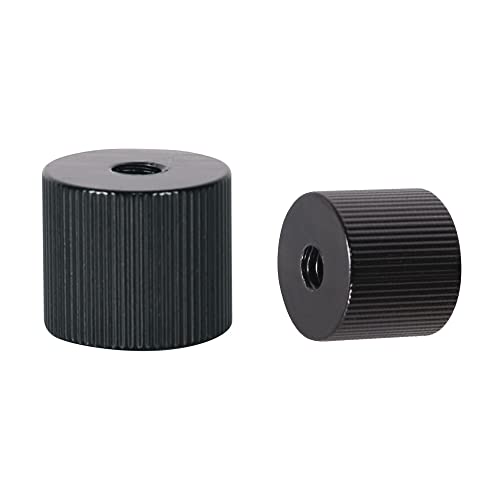 【送料無料】1/4 "メスネジ変換アダプター バレルナット アルミ合金変換ねじアダプター 接続ネジ 固定..