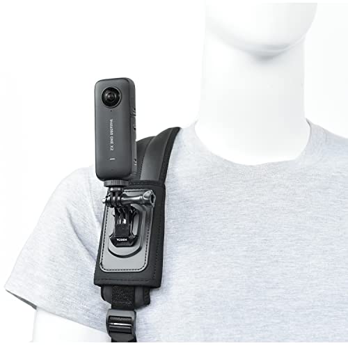 【送料無料】Fotoleey カメラバックパックマウント Insta360 One X2用 GoPro Hero 10 / 9 および Insta..