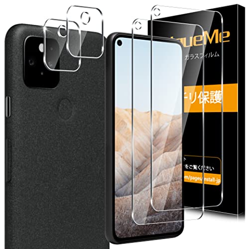 【送料無料】UniqueMe Google pixel 用 ガラスフィルム レンズカバー 極薄 日本旭硝子製 キズ防止 耐衝撃 防塵 高透過率 (Google pixel 5A, クリア)