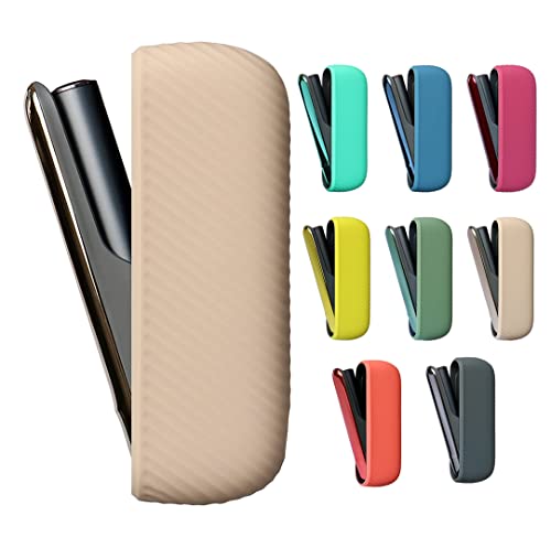 【送料無料】Votabell シリコーン製加熱式たばこケース+ドアカバー2点セット ILUMAに適合する (おしゃれ 耐衝撃 メタリック メッキ ブルー)