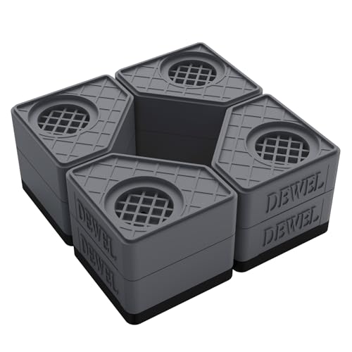 【送料無料】かさ上げ台 防振ゴム 高さ調節 二層4個入り 耐荷重500kg 洗濯機置き台 大型家電対応 振動..