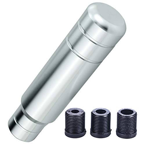 【送料無料】Arenbel シフトハンドル 長い アルミニウム合金製 自動車用アクセサリ 13CM 銀