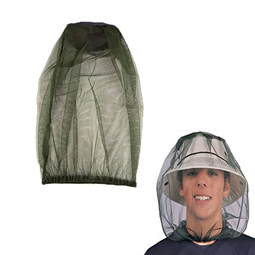 【送料無料】Doyeemei アウトドア 蚊よけ ヘッドネット 虫除けネット 男女兼用 緑 サイズ: 84cm×46cm
