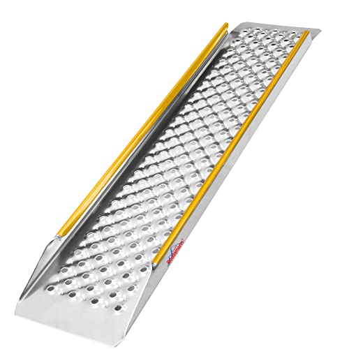 【送料無料】Ruedamann 耐荷重300kg アルミラダーレール 軽量アルミラダー アルミ ブリッジスロープ 一本