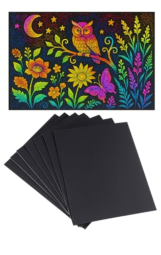 【送料無料】LuceLuce スクラッチアート ペン スクラッチペーパー 大人 無地 スクラッチボード レイン..