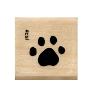 【送料無料】こどものかお アイラブスタンプ ゴム印 動物の足跡 肉球 1630-013