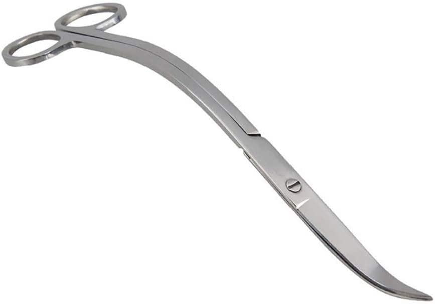 【送料無料】水草 トリミングはさみ ステンレス鋼 水族館トリミングハサミ カーブ 熱帯魚水草メンテナ..