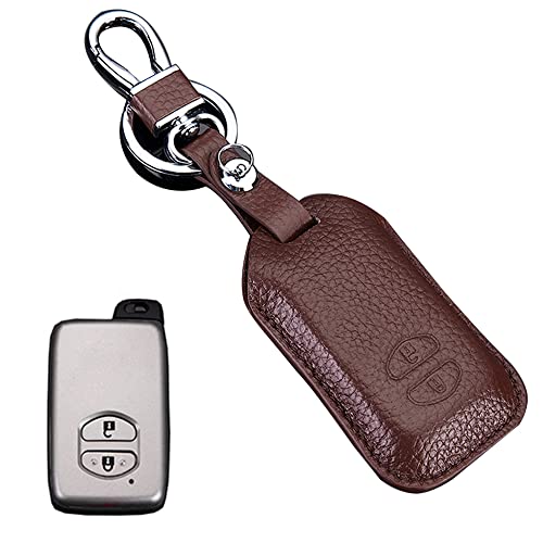 【送料無料】キーケース トヨタ用 スマートキーケース キーカバー 本革 レザー 2ボタンC トヨタ専用設計TOYOTA プリウス30系 アクア ヴィッツ カローラ 86 等に適用 キーホルダー