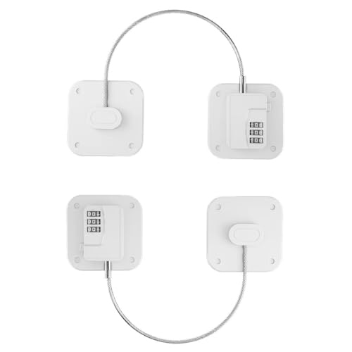 【送料無料】HENGTONG 2個ドアロック ベビーガード戸棚 ロック チャイルドロック 引き出しロック 冷蔵..