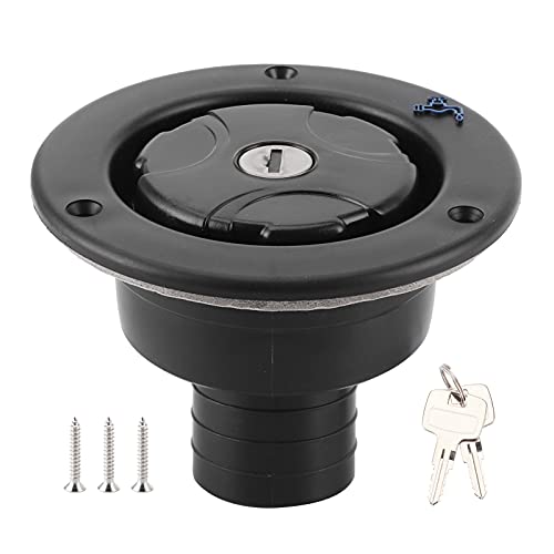 【送料無料】給水口 ロック可能な重力淡水充填ハッチ 2つのキー付きの漏れ防止ウォーターフィラーキャップ キャンプ トレーラー 重力 RV キャラバン キャンピングカー用給水口