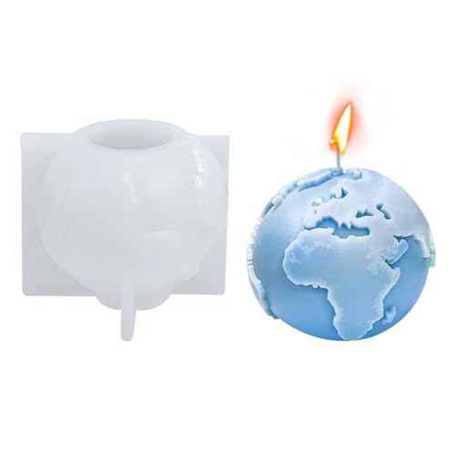 【送料無料】Zayookey 惑星 シリコンモールド 地球 月 キャンドル 球体 ボール アクセサリー 立体 置物..