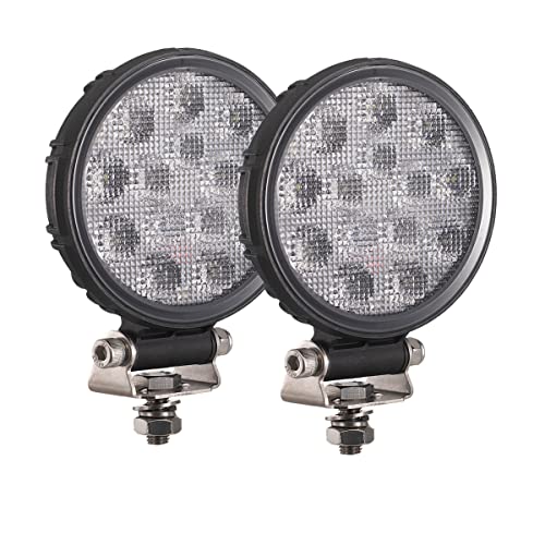 【送料無料】軽トラ 荷台 LED作業灯 直径122mm 14W 薄型 広角 車外灯 LED投光器 バイク補助灯 除雪機 ..