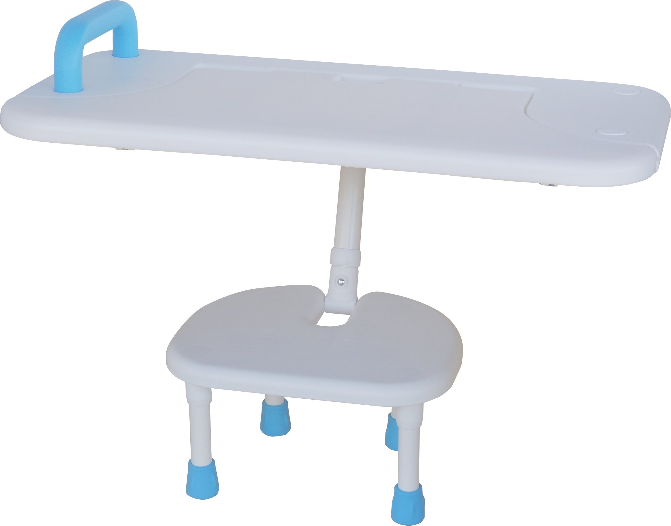 【送料無料】はね上げ式バスボード入浴椅子付 サイズ：80x40x10.5cm(グリップ高さ：9cm、長さ：24cm、..