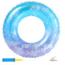 【送料無料】REGANOIR 浮き輪 子供用 大人用 【2個セット】 【単品】 空気入れ付き かわいい ラメ入り フロート キラキラ 星空 男の子 女の子 兼用...