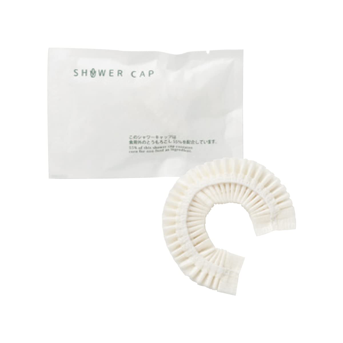 【送料無料】バイオマスシリーズ エコシャワーキャップ サイズ：100個