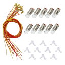 【送料無料】ジオラマ電飾に 10個セット 温白色LEDスクリューバルブとスタンドベース E5 E5.5 12V-14V 電車模型 鉄道模型 建物模型 模型電飾 ジオラマ E505WMT-10JP