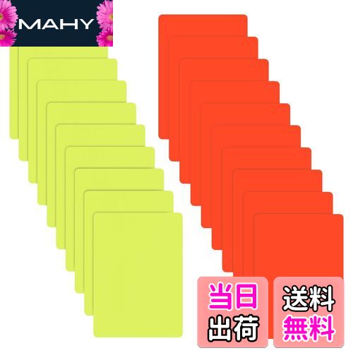 【送料無料】OLYCRAFT 10セット レフリーレッドカード 審判カード PVC 警告カード レッドカードとイエローカード レフリーペナルティカード レフェリ...