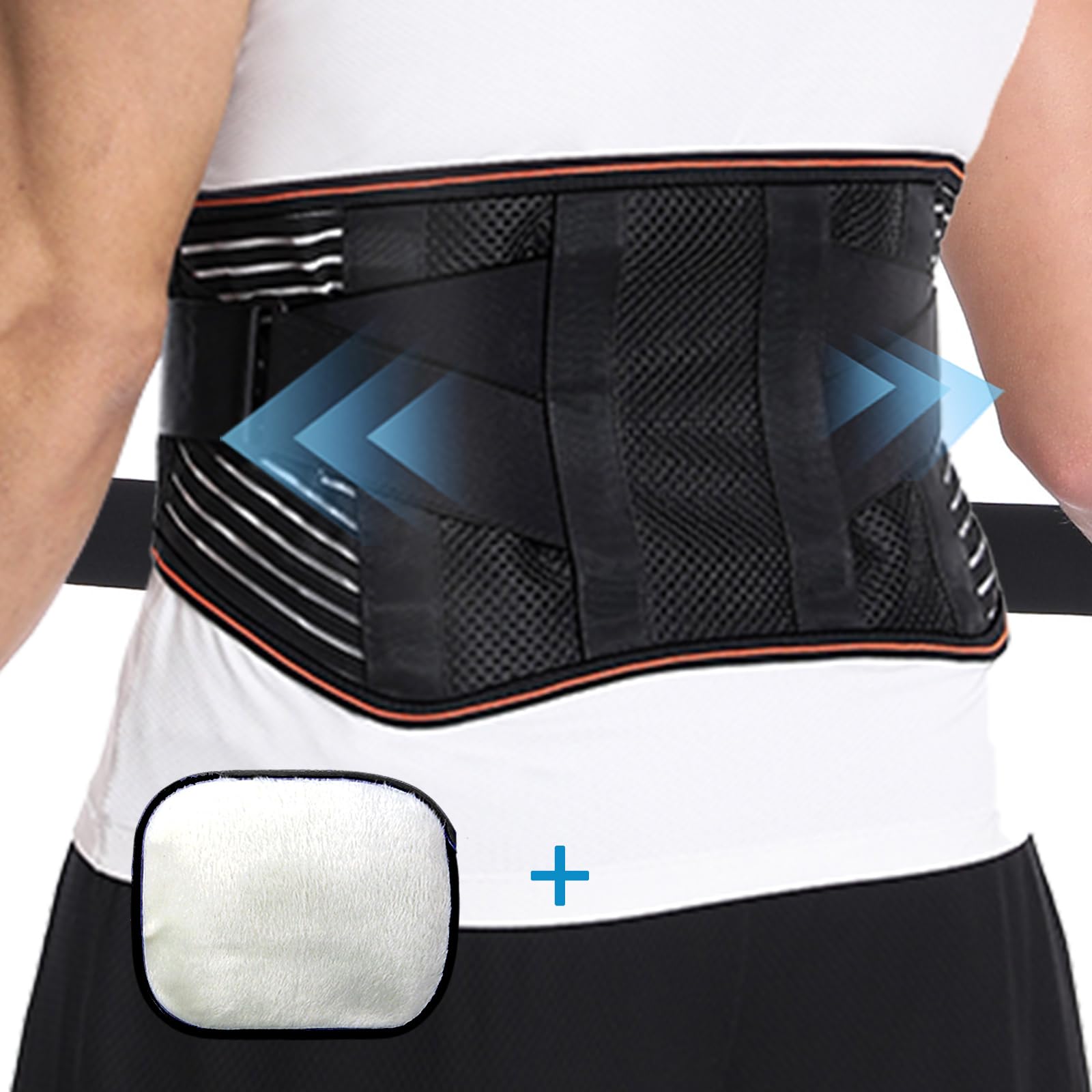 【送料無料】[アオラー]Aollaa 腰 コルセット 腰椎サポーター【薄型3D構造・防寒ソフトパッド付・蒸れ..