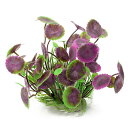 【送料無料】TVETE 人工水草 蓮の葉 小型 アクアリウム 【紫】 プラスチック製 フェイク 装飾 立体的 カメ 水槽 レイアウト 飾り 魚 模擬水草 便利 美しい水槽 メンテナンス簡単 耐久 長期使用でき