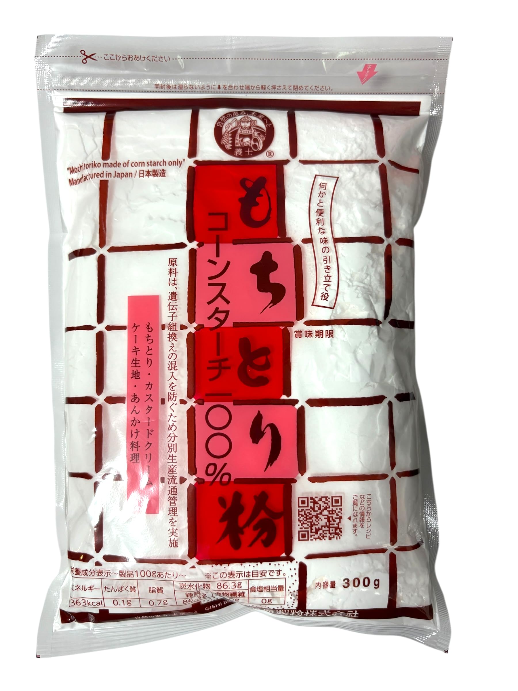 【送料無料】前原製粉 もちとり粉 コーンスターチ100％ 何かと便利な味の引き立て役 もちとり カスタードクリーム ケーキ生地 あんかけ料理 日本製造 純度の高い澱粉 純白無臭 チャック付き 300gx3袋 mahy1-10184751 MAHY サンプル画像2