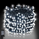 Dalugo LED イルミネーションライト ストリングライト ストレート クリスマスツリーライト 20M 200LED 複数連結可 8点灯モード 記憶/タイマ...