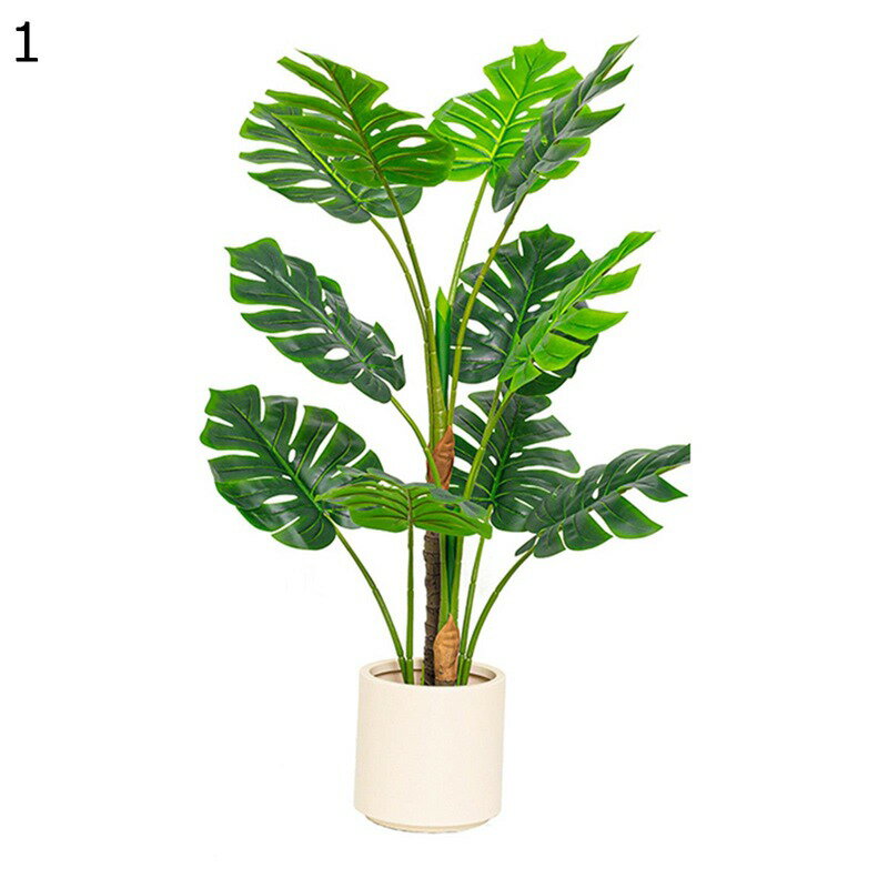 Sansevieria - 人工観葉植物 大型 モンステラの葉 180cm フェイクグリーン バナナの葉 アレカヤシ トロピカル アイビー 水やり不要 害虫駆除不要 人工樹木 フェイク植物 店 屋内/屋外装飾 ホームガーデン パーティーの結婚式