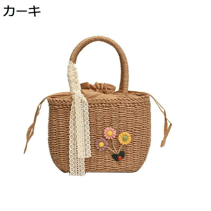 ショルダーバッグ手提げカゴバッグハ...