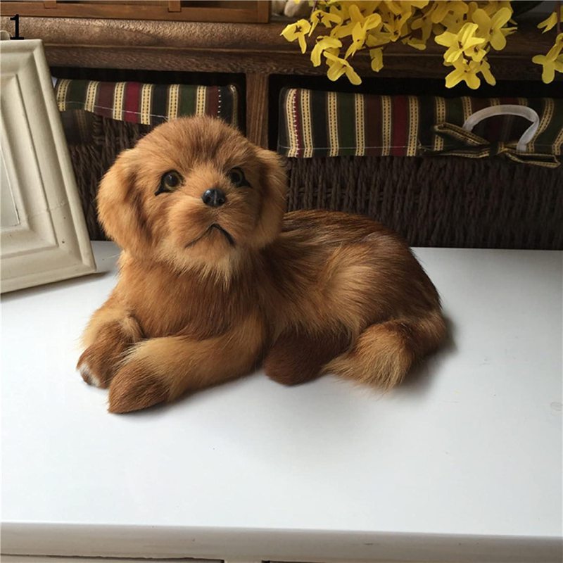 犬 置物 リアルぬいぐるみ かわいい ゴールデンレトリーバー 本物そっくり 手作り ワンコ おもちゃ インテリア 自宅 オフィス お店飾り 福祉施設 介護施設 お見舞い 誕生日 贈り物 ドッグ 伏せ 可愛い