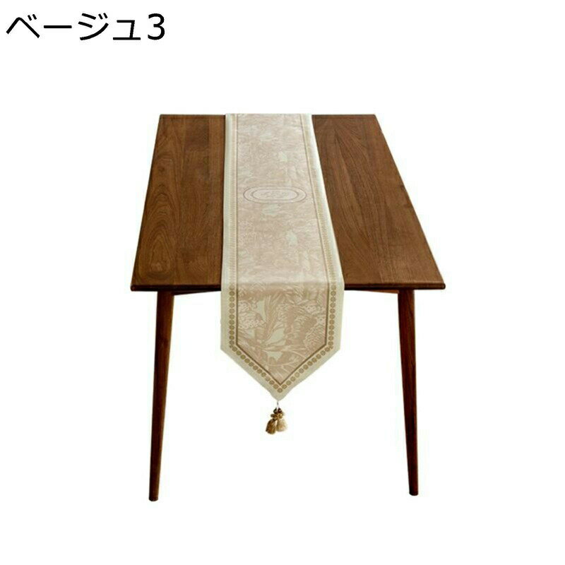Table Runners - テーブルランナー タッセル付き ベルベット モダン 北欧風テーブルランナー センターテーブル 三角テーブルランナー ボリューム感 イベント インテリア デコレーション 簡単 無地 飾り物