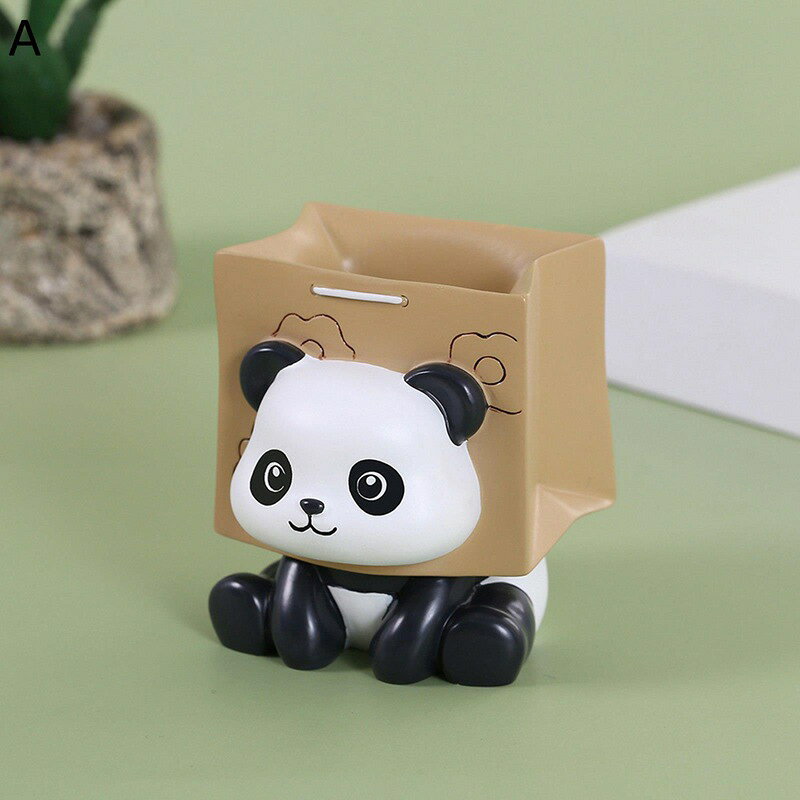 かわいいパンダの収納ペン立て 卓上収納 筆立て 多機能 可愛い 萌え 癒しグッズ インテリア 雑貨 オーナメント おしゃれ 誕生日プレゼント 子供の部屋 母の日 寝室 クリスマス バレンタインデー プレゼント ギフト