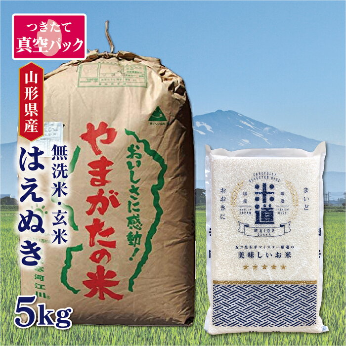 米 5kg 送料無料 白米 無洗米 はえぬ