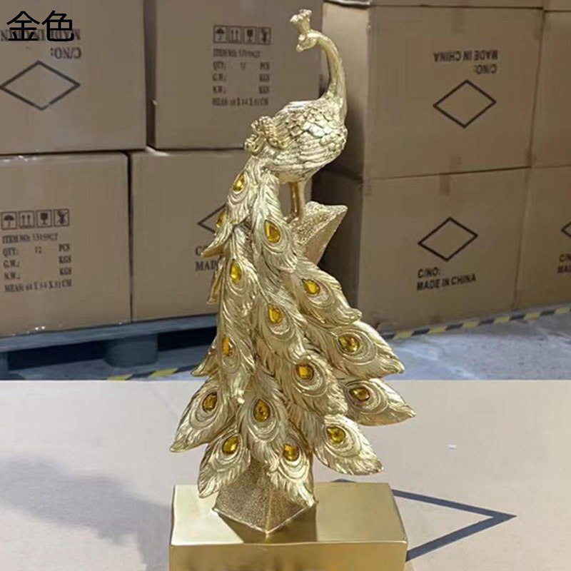 楽天市場】孔雀 置物の通販