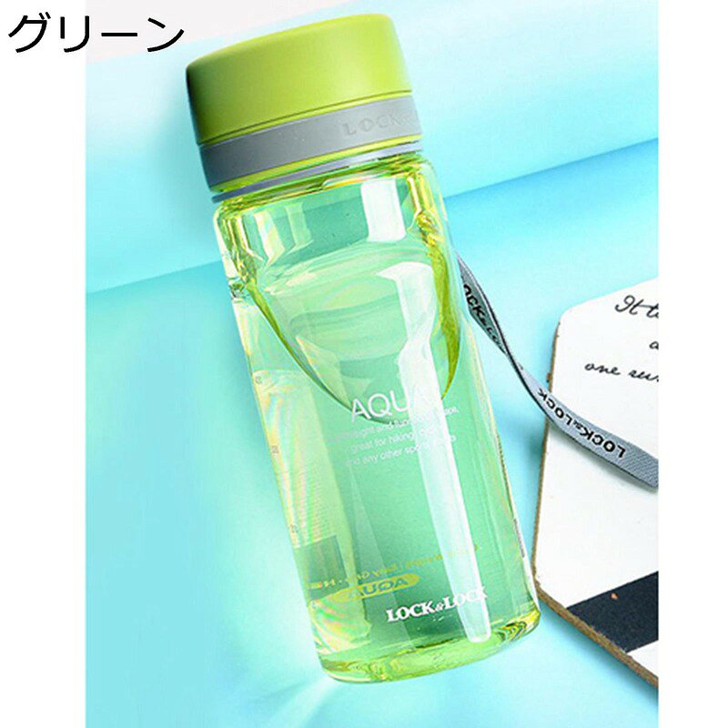 蓋付き水筒 直飲み 600ML クリアボトル ドリンクボトル すいとう 給水 漏れなし 高...
