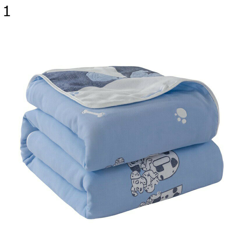 6重ガーゼ タオルケット 両面使える ブランケット 肌掛け布団 オールシーズン/夏用 膝掛け お昼寝 冷房対策 吸湿性 通気性 柔らかく肌触り 快適 安眠 子供 大人 ベッドコーデ オフィス 洗濯可