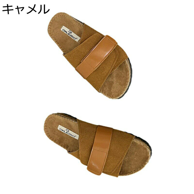 ミュール 厚底 ビーチサンダル レディース 可愛い 夏用 オープントゥ ローヒール ...
