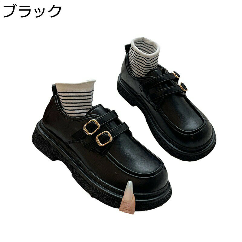 パンプス レディースパンプス 歩きやすい 柔らか 女性用 ロリータシューズ ベルトバックル 厚底 メイド靴 jk コスプレ 軽量 疲れない 滑り止め 美脚 蒸れない 普段履き 春秋 ゴシック風