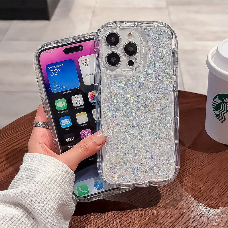キラキラ iPhone 14 ProMax 軽量 iPhone 14 Pro アイホン 14 13 12 11 8 7 ソフトなTPU 耐衝撃 iPhone 13ProMax 12ProMax 11ProMax カメラレンズ保護 ins風 耐久性 高級感 可愛い 春 夏 贈り物 シェル おしゃれ 女の子 iPhone X XS iPhone XsMax iPhone XR iPhone 14 Plus maicase-10000050 maicase サンプル画像3