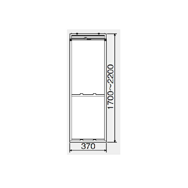 コロナ部品：柱側パッキン/320094003冷房専用ウィンドエアコン用〔110g-2〕〔メール便対応可〕