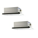 三菱 PLZX-DHRMP140L5 業務用エアコン 2方向天井カセット ズバ暖スリム DHシリーズ 同時ツイン P140形 5馬力 三相 200V ワイヤード ♪
